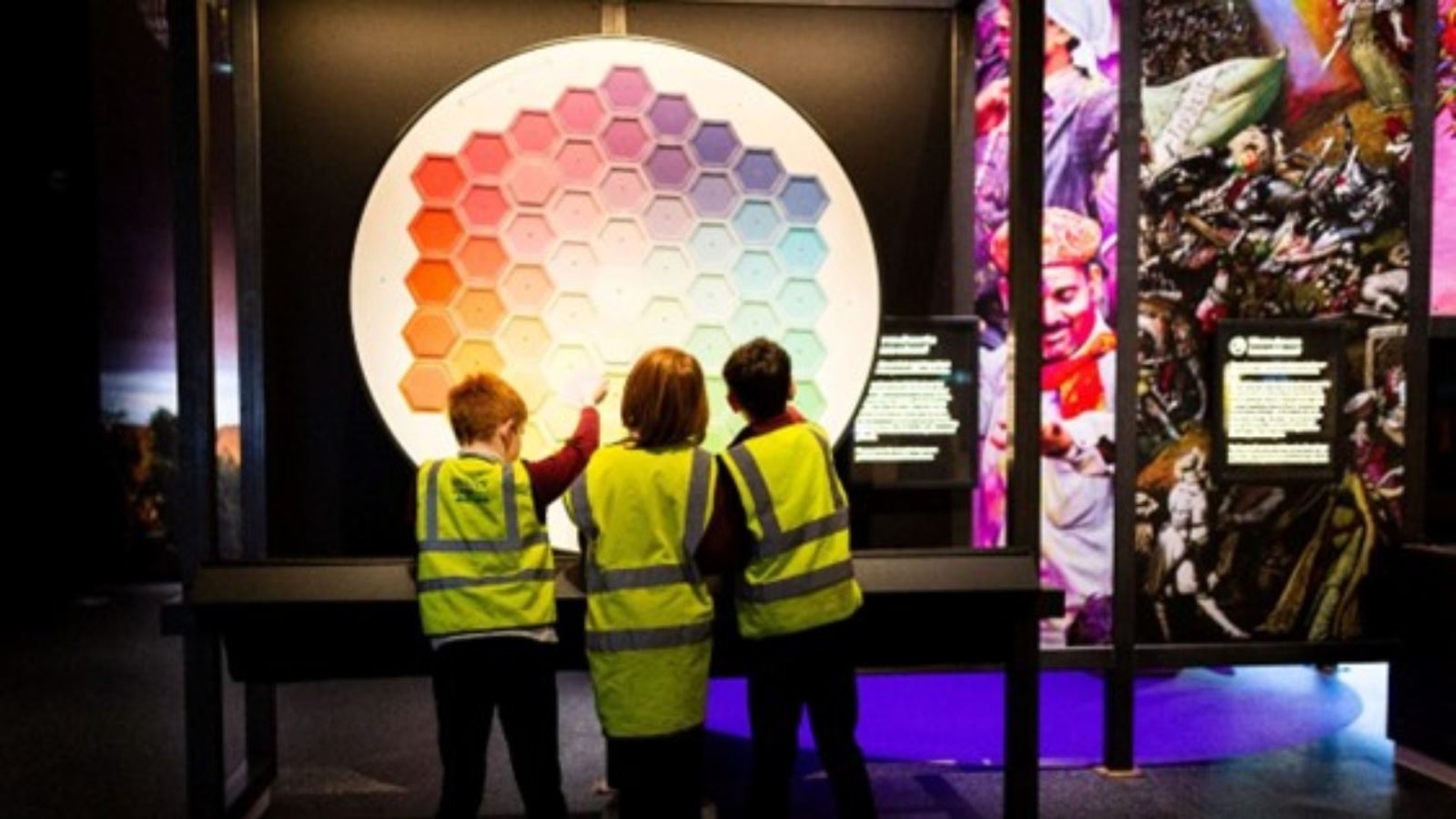 Children view an installation at We The Curious, Bristol - credit Lisa Whiting